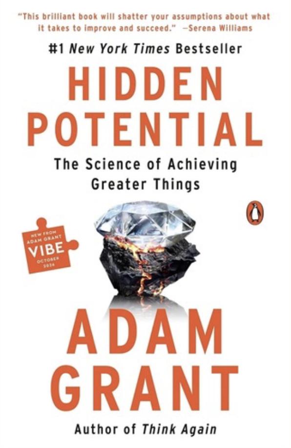 Hidden Potential by Adam Grant — book cover